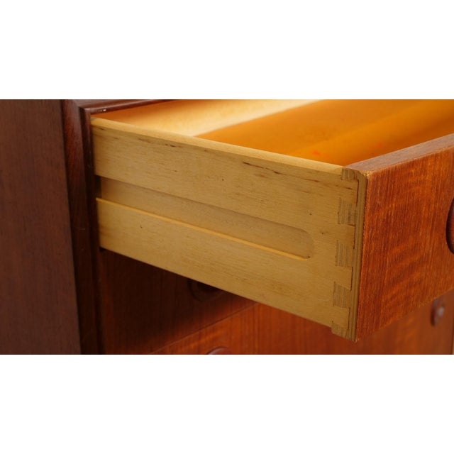 Vintage Danish Teak Chest of Drawers For Sale - Image 9 of 10