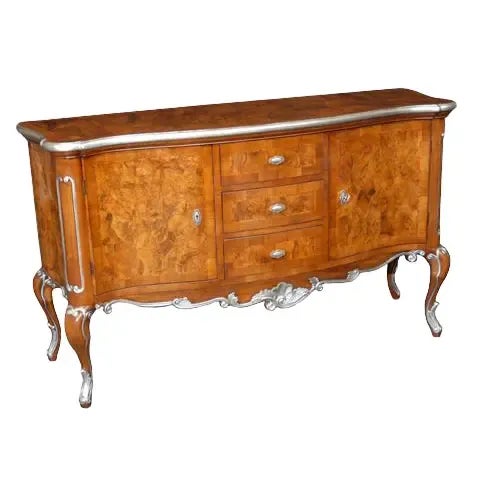 1990s Italian Shaped Server With Two Doors and Three Drawers For Sale - Image 13 of 13