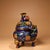 Traditional Late 19th Century Cloisonné Enamel Censer With Lion Finial, 1.3kg For Sale - Image 3 of 9