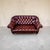 Sofa in Fan Leather For Sale - Image 3 of 10
