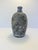 Contemporary Blue Modern Textured Pottery Vase For Sale - Image 3 of 10