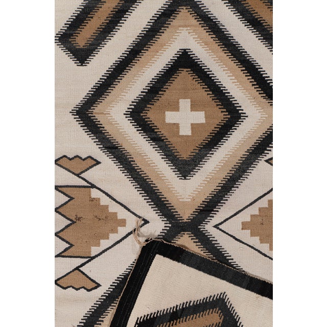 1910s Antique Navajo Style Rug 3'7 X 6'9 For Sale - Image 5 of 8
