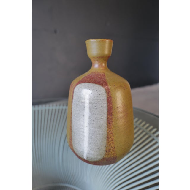 Japanese Ceramic Pottery Vase For Sale - Image 11 of 13