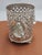 Openwork Silver-Plated Candle or Bottle Holder Base, 1970s For Sale - Image 4 of 9