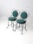 Metal Vintage Ice Cream Parlor Chairs Pair For Sale - Image 7 of 11