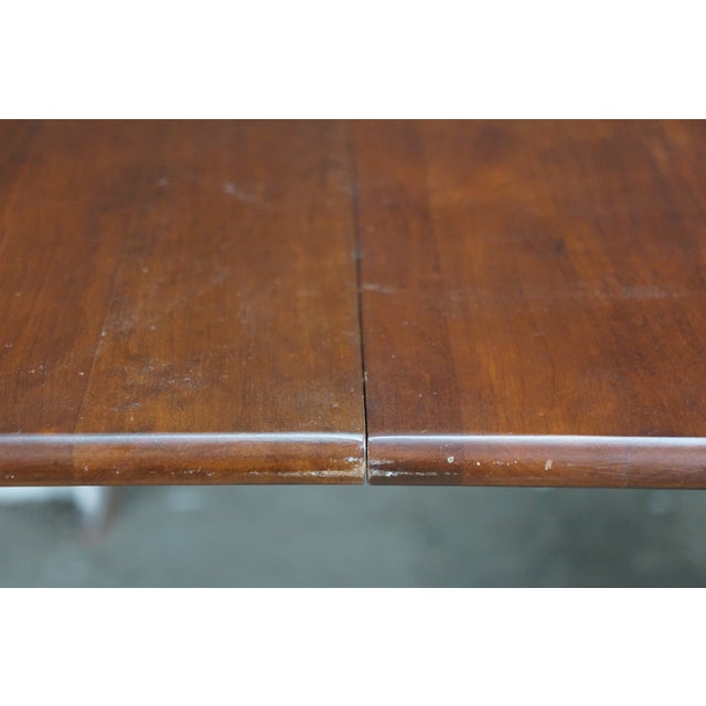 Vintage Lexington Bob Timberlake Cherry Queen Anne Farmhouse Dining Table 94" For Sale - Image 15 of 18