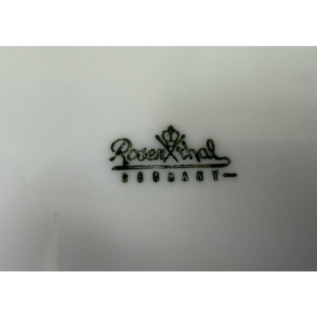 Set of 6 Mid 20th Century Rosenthal Small Plates in the "Hilton" Pattern For Sale - Image 10 of 11