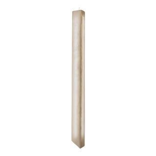 Triangular Tube Pendant Lamp by United Alabaster For Sale