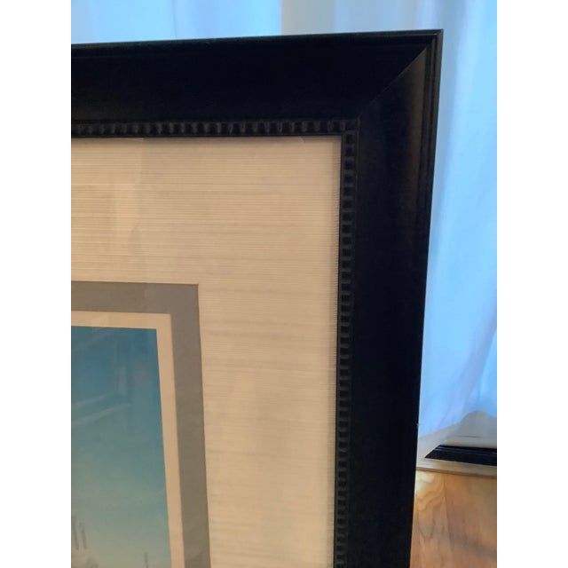 1970s "Le Square" Michel De La Croix Framed Print For Sale - Image 5 of 6