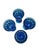These blue goblets by Noritake are beautiful in the “Perspective” pattern which is discontinued. These goblets are made of...