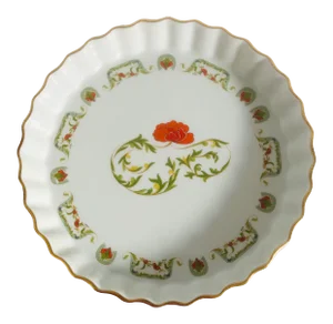 L Lourioux Le Faune Fireproof Porcelain Quiche Baking Dish