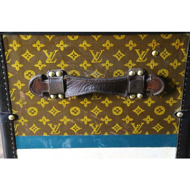 Metal Antique Shoe Trunk from Louis Vuitton, 1920s For Sale - Image 7 of 18