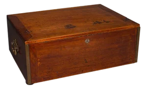 Antique Presentation Insignia Box, Italian, Campaign Chest, Victorian, c.1900