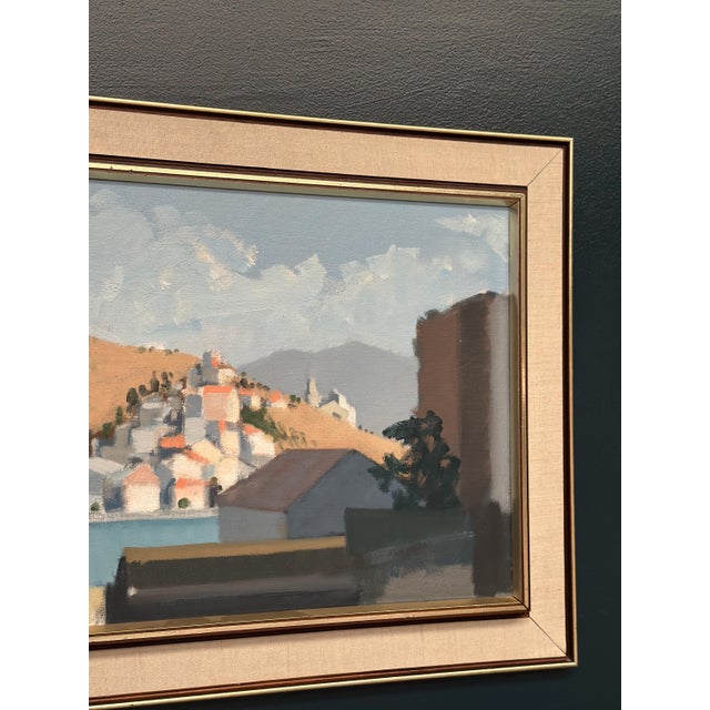 Stig Wernheden, Bergsby, 1960s, Oil on Canvas For Sale - Image 14 of 17