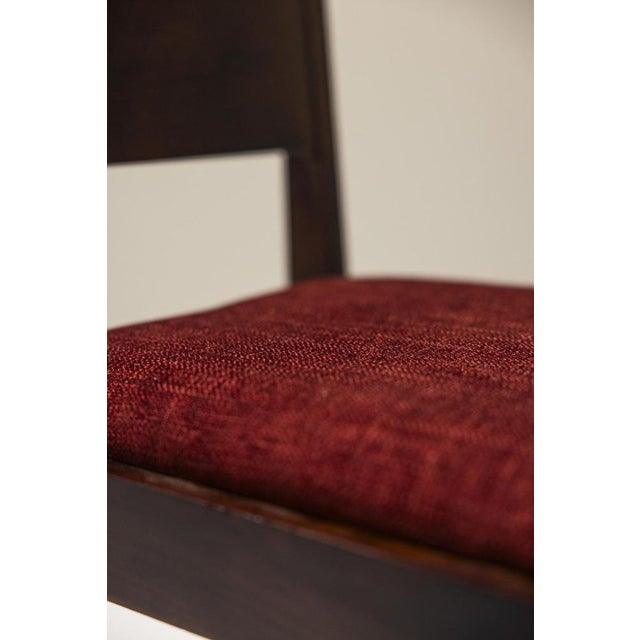 Set of Vintage Dutch Side Chairs in Mahogany, 1930s For Sale - Image 13 of 14