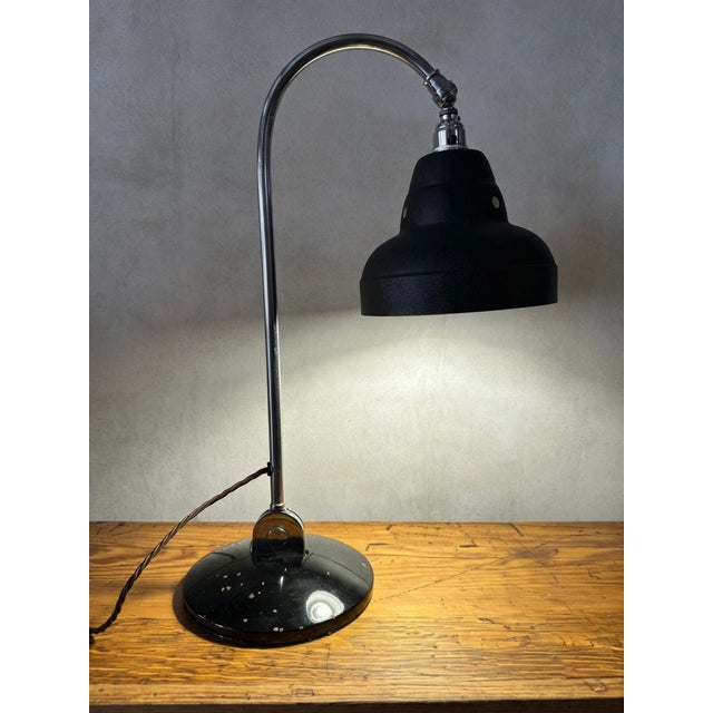 Metal Model Bl2 Table Lamp by Robert Dudley Best for Bestlite, 1940s For Sale - Image 7 of 12