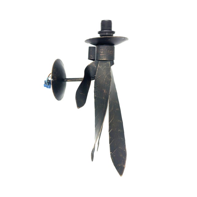 Rustic Elegance in Iron & Copper ⚜️ Transform your lighting into functional art with this Hand Forged Wall Sconce Body....