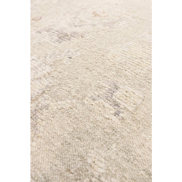 Traditional Oushak Wool Camel Area Rug, 9' 3'' X 12' 3'' For Sale - Image 3 of 7