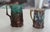 Ceramic Antique 19th C. Victorian Majolica Botanical & Harvest Pitchers - Set of 3 For Sale - Image 7 of 12