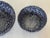 Shabby Chic 1970s Two Spattered Cobalt Blue Ceramic Bowls For Sale - Image 3 of 6