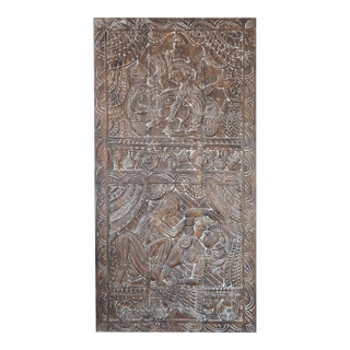 Artisan Handcarved Kamasutra Door Panel, Wall Art For Sale