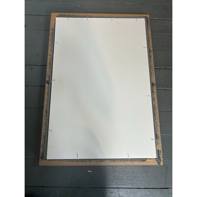 1960’s Original Abstract Female Figure in Landscape Watercolor Painting For Sale - Image 4 of 4