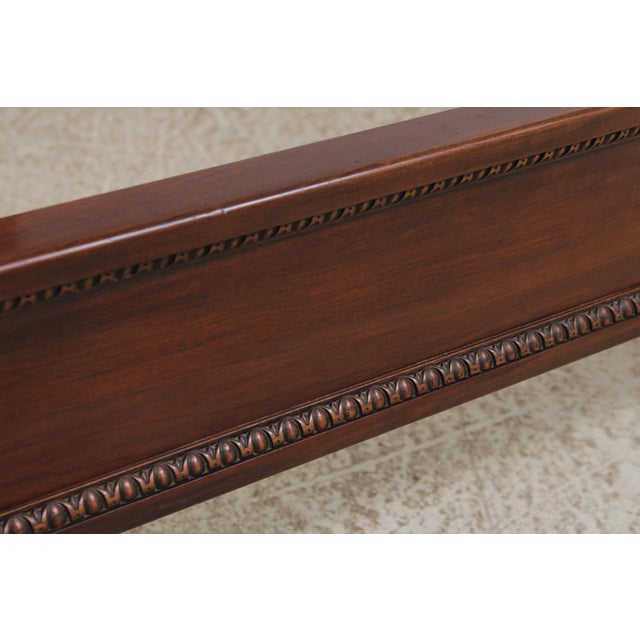 Karges Queen Size Mahogany Canopy Bed For Sale - Image 12 of 17