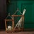 Wood Natural Wooden Lantern with Open Top (Set of 2) For Sale - Image 7 of 7