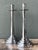 Vintage Stepped Base Chrome Candlesticks For Sale - Image 12 of 12