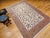 Vintage Persian Tabriz Rug, Hand-Knotted Wool & Silk, Allover Floral Pattern, Ivory & Pale Red, 7x10 For Sale - Image 9 of 18