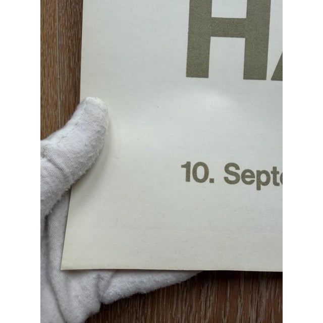 Vintage Exhibition Poster Galerie Erker by Hans Hartung, St. Gallen, 1966 For Sale - Image 3 of 9