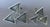 1970s Cool Pair of Brutalist/Modernist Candlesticks, Nickel-Plated Brass, MCM Ca. 1970-80 For Sale - Image 5 of 5