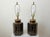 1970s Vintage Gorgeous Mid Century Modern Chinoiserie Hexagonal Tea Caddy Table Lamps - Pair For Sale - Image 5 of 7
