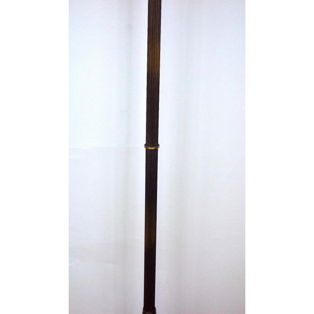 Brass and Glass Floor Lamp from Unbekannt, 1980s For Sale - Image 4 of 9