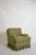 Green fabric fringe armchair, 1960s. Height: 82 cm - 32.28 in Length: 82 cm - 32.28 in Width: 90 cm - 35.43 in Seating...