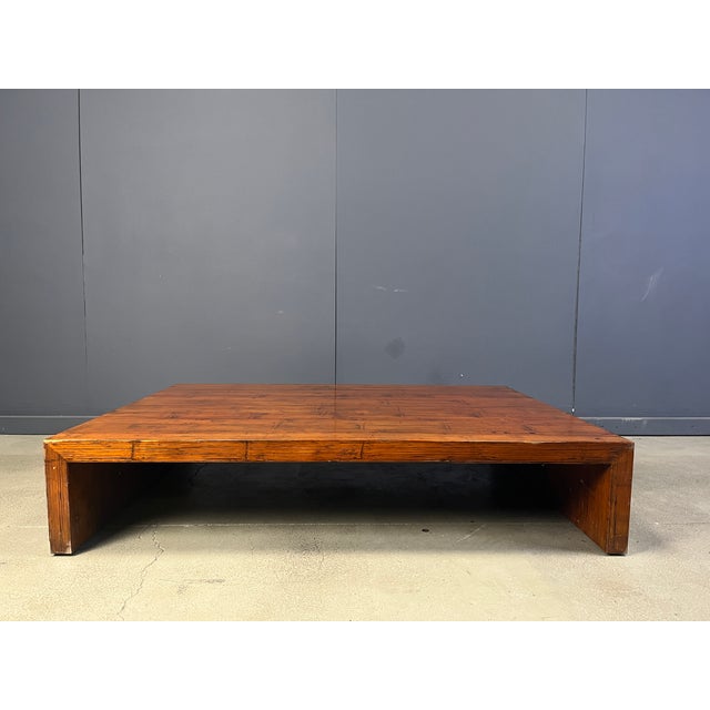 Large Coffee Table in Bamboo attributed to Axel Vervoordt, 1980s, in Very Good conditions. Designed 1980 to 1989
