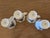 Late 20th Century Late 20th Century Nikko Christmastime Octagonal Footed Set of Coffee Mugs - Set of 4 For Sale - Image 5 of 6