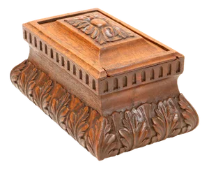 19th Century Dutch Oak Decorative Box