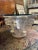 Clear Coated White Plaster Corinthian Column Bevelled Glass Top Coffee Table. Excellent condition with only minor wear to...