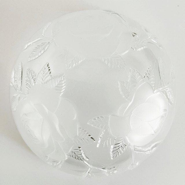 Vintage Florence Satine Crystal Candy Dish from Cristal d'Arques Bonbonnière, 1970s For Sale - Image 6 of 7