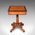 Art Deco Vintage Regency Revival Side Table, English, Oak, Walnut, Accent, End, Art Deco For Sale - Image 3 of 12