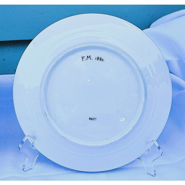 Late 19th Century Limoges Cabinet Plate Collection - Set of 8 For Sale - Image 14 of 16