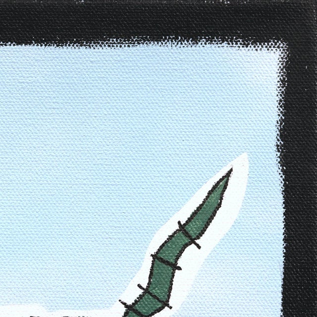 Pop Art Splat - Pop Art Cartoon Inspired Character Painting on Canvas Original Artwork by Randy Morales For Sale - Image 3 of 9