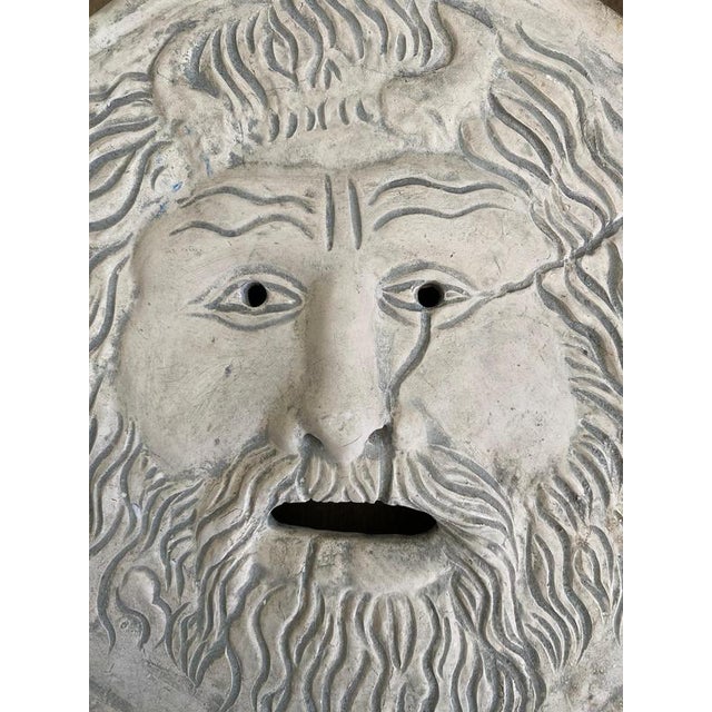Decorative Ceramic "Bocca della Verità" Wall Sculpture by Domenico Persiani, Rome, 20th Century This striking ceramic wall...