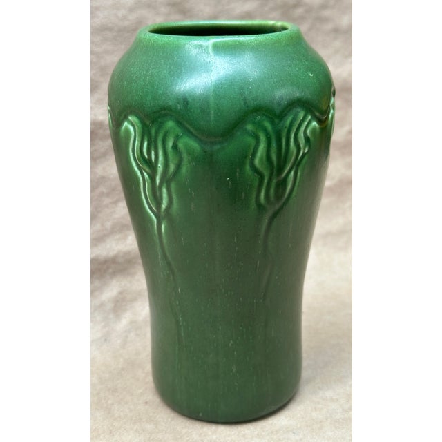 Arts & Crafts Arts & Crafts Hampshire Matte Green Vase For Sale - Image 3 of 6