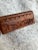 Hand Carved Wood Box With Brass Inlay For Sale - Image 4 of 12