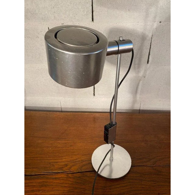 Metal Desk Lamp attributed to Peter Nelson & Ronald Home for Conelight For Sale - Image 7 of 13