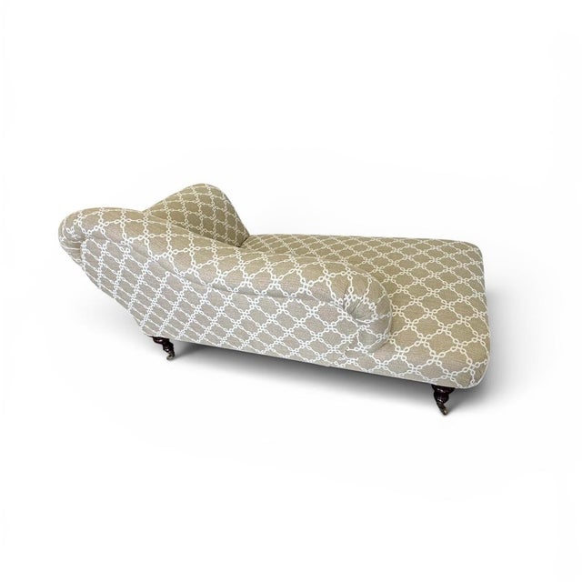 Textile George Smith Elphinstone Chaise For Sale - Image 7 of 8