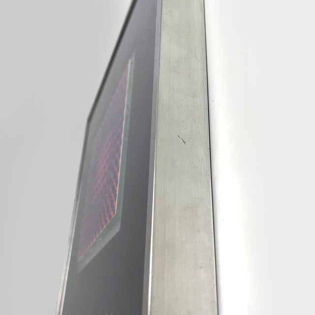 Victor Vasarely, Hungarian Modern Op Art Composition, 1970s, Framed For Sale - Image 9 of 13