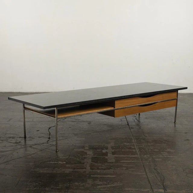 1950s Paul McCobb Black Marble Coffee Table for Calvin For Sale - Image 13 of 13